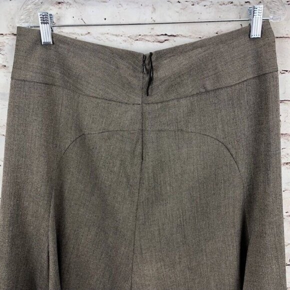 Bandolino Skirt Womens Size 10 Stretch Work Career Brown Flared EUC - Picture 3 of 7